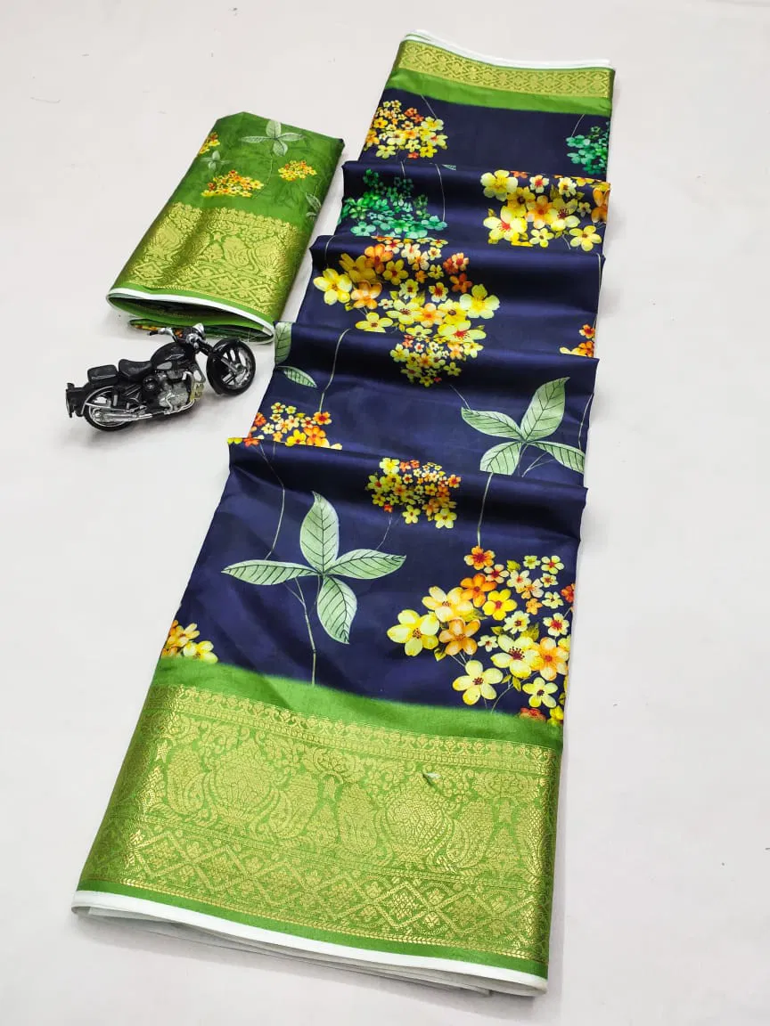 VK 4212 Battik Flower Dola Silk Daily Wear Sarees Wholesale Clothing Suppliers In India